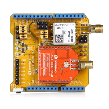 Arduino Shield cu GPS și LoRa® tehnologie