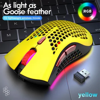Wireless Gaming Mouse Bluetooth RGB Reîncărcabilă Mouse-ul fără Fir pe Calculator Silent Soareci LED cu iluminare din spate Ergonomic Mouse-ul Pentru Laptop PC