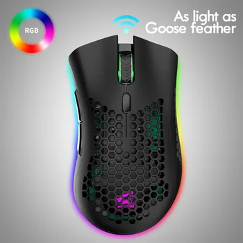 Wireless Gaming Mouse Bluetooth RGB Reîncărcabilă Mouse-ul fără Fir pe Calculator Silent Soareci LED cu iluminare din spate Ergonomic Mouse-ul Pentru Laptop PC