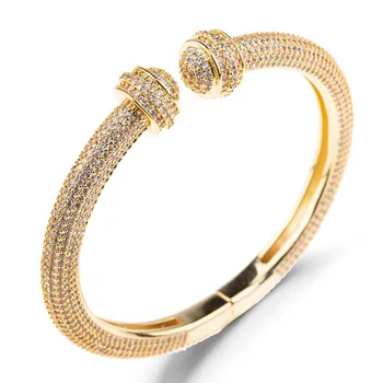 Zlxgirl brand de lux din Dubai Aur cupru brățară brățară cu inel seturi de bijuterii femei frumoase de anul nou Aur brățară cu inel de cadouri