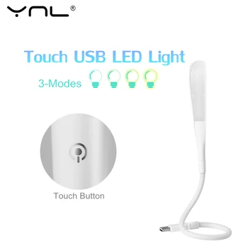 Flexibile cu LED-uri Touch USB de Lumină cu Luminozitate Ridicată 3 Moduri de Reglaj Portabil DIY Mini USB Led Lampa pentru Laptop Notebook PC-ul de Calculator