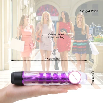 Vibrator G-Spot Puternic Jelly Vibrator Vibrator pentru Masaj jucarii Sexuale Glont Vibrator pentru Femei Jucării Sexuale Adult Sex Produsele pentru Femei