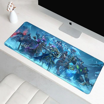 70x30cm XL world of Warcraft III Frozen Throne Gaming Mouse pad Mare WOW padmouse Cauciuc Inchidere Margine decor Laptop Notebook Mat