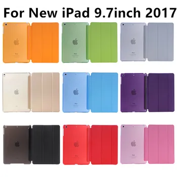 Pentru Apple Noul iPad de 9.7 inch 2017 2018 Magnetice Caz de Dormit Semnal de Ultral Slim din Piele PU de Acoperire Inteligent Funda pentru iPad A1822 A1823