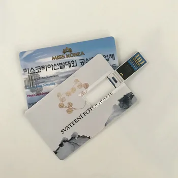 Alb card de credit stick-uri usb personalizate cu fotografie imprimare logo-ul companiei, numele cadou 4-32GB usb 3.0 flash pen drive (peste 10buc gratuit logo-ul)