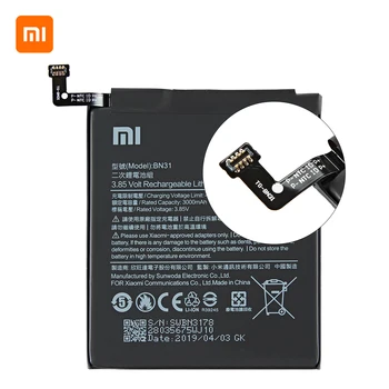 Xiao km Orginal BN31 3080mAh Baterie Pentru Xiaomi Mi 5X MI5X Redmi Notă 5A / Pro Km A1 Redmi Y1 Lite S2 BN31 Baterii +Instrumente