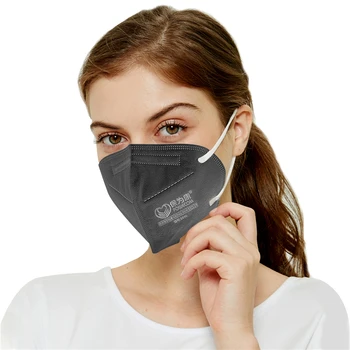 POWECOM KN95 Carbon Activat Masca de Fata 5 Straturi Filtru de Protecție, Masca de Adult Respirabil Gura Inabusi Anti-ceață de Praf Masca de Acoperire