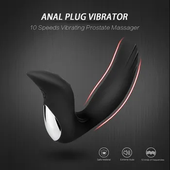 Masculin, Prostata pentru Masaj Vibrator Anal USB Adult Vibratoare Jucarii Sexuale Masturbator pentru Barbati, Anal Plug Dop de Fund Sex Gay Produse