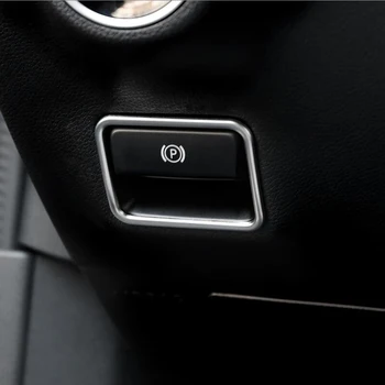 Auto-styling Interior Frânei de parcare Electronice Acoperire cadru Trim Autocolant pentru Un B Clasa GLE W166 GLS X166 CIA GLA W176