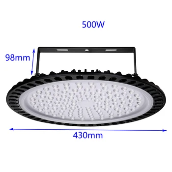Ultraslim 50/100/200/300/500W UFO LED-uri de Înaltă Bay Lumini rezistent la apa IP65 Comerciale Industriale de Iluminat Depozit Led-uri de Înaltă Bay Lampa
