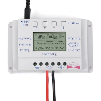 10A/20A/30A/40A Solar MPPT Controler de Încărcare PWM Controlere LCD Panou Solar Baterie 12/24V Descărcare a Circuitului de Control al Luminii