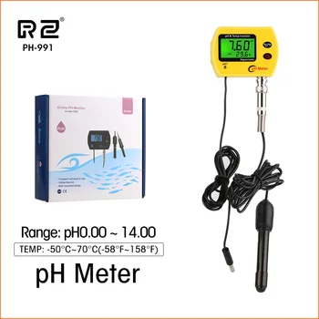 Online PH-TEMP Metru Portabil Digital LCD Apă 0.01 pH Metru Tester Acidimeter Acvariu Monitor de Calitate, Cu Iluminare din spate