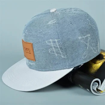 Droppshiping Moda Bumbac Pălărie de Cowboy Litere Autocolante Casual Hip-hop Sapca Snapback Pălării pentru Bărbați, Femei dg88