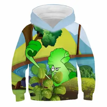 2020 Plante vs Zombi de Moda Băieți și Fete Tricouri poliester Copii Hanorace de Imprimare 3D pentru Copii Haine cu Maneca Lunga Bluze