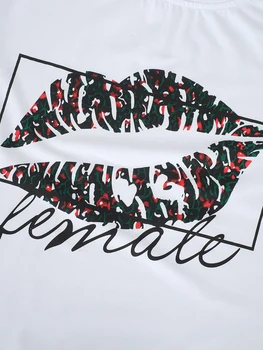 OOTN Sexy Buze de Imprimare de Vara Tricouri Femei Alb T Shirt Femei Casual 2019 Tricou Femme Maneci Scurte Topuri Florale Combinezon