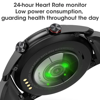 L19 ECG PPG Inteligent Ceas Barbati Sport de Ritm Cardiac Bluetooth Smartwatch rezistent la apa IP68 Tensiunii Arteriale de Oxigen Ceas din Piele pentru Femei