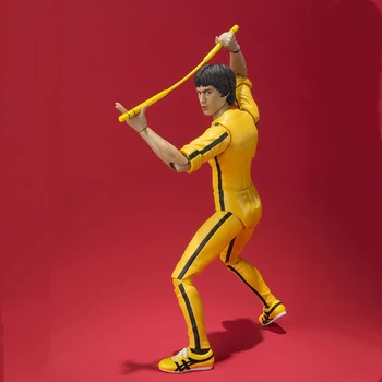 Colectia Bruce Lee Jocul Mortii Maestru Kung Fu din PVC Figura de Acțiune Cadouri pentru Copii Jucarii de Colectie 15CM Cutie