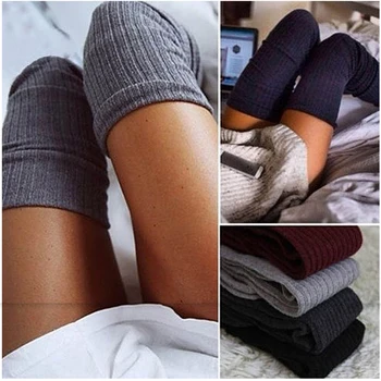 Dungă Peste Genunchi Ciorapi de Toamna Iarna de Cald Șosete pentru Femei de Moda Trend Fata Doamnelor Sexy Ciorapi Dresuri