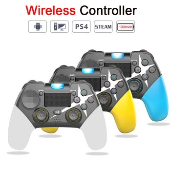 Gamepad Wireless Controler de Joc Bluetooth joystick-uri Vibrații Gamepad-uri Colorate joystick-uri wireless Pentru Consola de Jocuri PS4