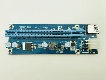 Mini PCIe, PCI-E PCI Express Riser Card PCIE Extender 16X, SATA sa 6pini IDE Molex Cablu de Alimentare pentru BTC ETH Litecoin Miner Minier