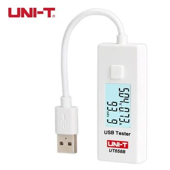 UNITATEA UT658B USB LCD Digital Power Metru Tester Tensiune Curent Monitor Analiza