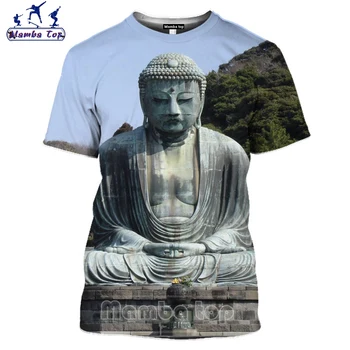 Mamba sus 2020 3D de Imprimare Color Budismul tricouri Femei Tricou Barbati Tricou Religie Credința Bărbați T-shirt de Vacanță Unisex Haine