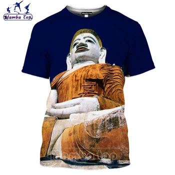Mamba sus 2020 3D de Imprimare Color Budismul tricouri Femei Tricou Barbati Tricou Religie Credința Bărbați T-shirt de Vacanță Unisex Haine