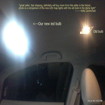 LED Lumini Auto de Interior Pentru lacetti 2008 camera/oglindă/torpedou/portbagaj/inmatriculare bec, lampa de eroare gratuit 6pc