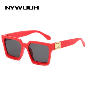 NYWOOH Vintage Femei ochelari de Soare Retro Pătrat Ochelari de Soare Doamnelor Designer de Brand Gradient UV400 Ochelari