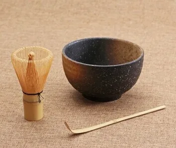 Ceremonia ceaiului 3pcs seturi matcha bol bambus scoop matcha amestecati teaware