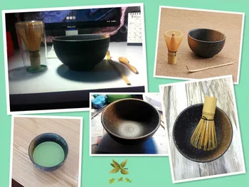 Ceremonia ceaiului 3pcs seturi matcha bol bambus scoop matcha amestecati teaware