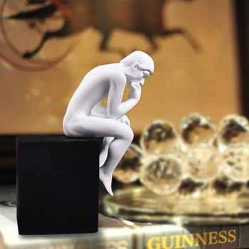 Omul Modern Sculptura Artistică Gânditor Rășină Statuie Abstractă, Figurina Decor Acasă Accesorii De Birou Decoratiuni Artizanat