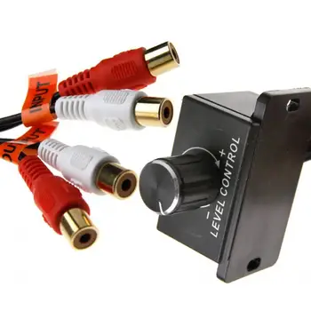 OLOMM Masina Noua Amplificator Audio Bass RCA la Nivel de Telecomandă Buton de Control al Volumului LC-1 Universal