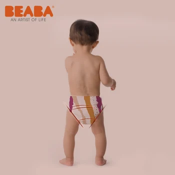 Beaba Copil de Colorat Minunat Respirabil de Unică folosință Scutece Scutece 10 BUC Copil Scutec Dimensiune NB/S, scutece pentru Nou-Născuți