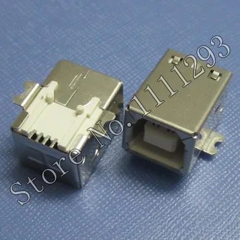 10buc/lot Mufa USB Tip B de sex Feminin Port PCB SMD Soclu Circuit Imprimat Bord Suprafața de Montare a Conectorului