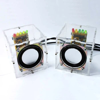 Fabrica de BRICOLAJ en-Gros de Mini Amplificator Difuzor Kit Difuzor Transparent Electronice de Învățare Kit