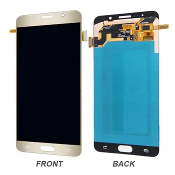 Super Amoled LCD Pentru Samsung Galaxy Nota 5 N920C Ecran Tactil de Asamblare NOTE5 SM-N920F Cu Arde Umbra Ecran de Afișare LCD