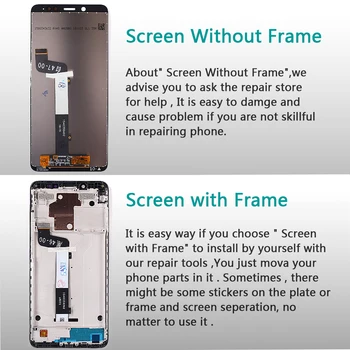 5.99 inch LCD Ecran Pentru Xiaomi Redmi note 5 / Nota 5 pro touch screen Digitizer Cadru de Montaj acoperire Oleophobic 10 Piont