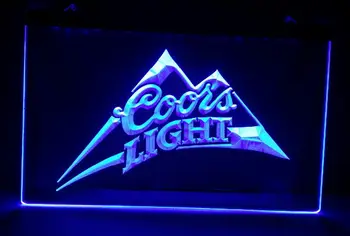 B-18 Coors Light beer bar, pub, club 3d semne de LED-uri Lumina de Neon Semn decor acasă meserii