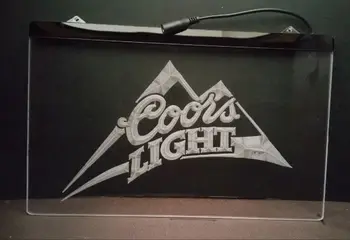 B-18 Coors Light beer bar, pub, club 3d semne de LED-uri Lumina de Neon Semn decor acasă meserii