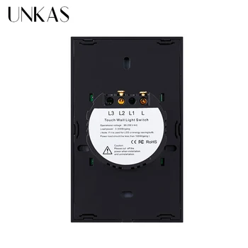 UNKAS NE-Standard 1/2/3 Banda 1 Modul Touch Smart Switch Întrerupător cu Senzor Singură Linie de Foc de Perete de Lumină Doar Atingeți Comutatorul Funcției