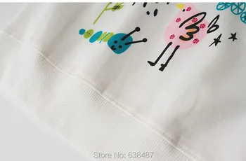 Copii Hanorace Bebe Fete de Brand Nou 2020 Lână Tricou Fetita Haine Pulovere Interloop Bumbac t-shirt Tee Îmbrăcăminte exterioară
