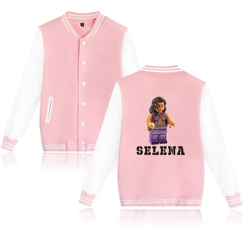 Harajuku Selena quintanilla de Baseball jacheta femei Bărbați Îmbrăcăminte Jachete de Toamna Casual, de Înaltă calitate gât Rotund Jacheta de Baseball