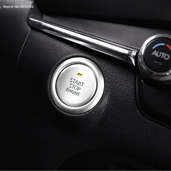 Auto Start Stop Motor Decorarea Butonul Patch-uri de Interior Modificarea Capac capitonat pentru Mazda CX CX 30-30 2019 2020 2021 Accesorii