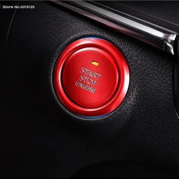 Auto Start Stop Motor Decorarea Butonul Patch-uri de Interior Modificarea Capac capitonat pentru Mazda CX CX 30-30 2019 2020 2021 Accesorii