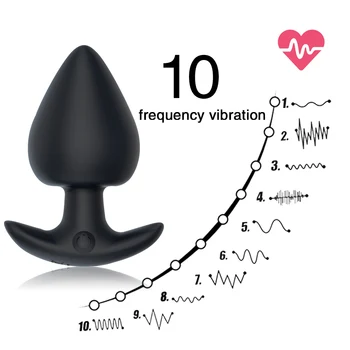 Prostata Stimulator Vibrator Jucarii Sexuale Pentru sex Masculin, Prostata pentru Masaj Vibrator Anal Dopuri de Silicon fără Fir Vibrator Vibratoare, Butt plug