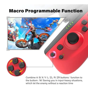 Joy Pad Controller pentru Nintendo Înlocuirea Comutatorului pentru a Comuta Joycon prin Fir/Wireless Controller Vrăjitoare Macro-uri Programabile ,Turbo