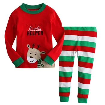 SAILEROAD Copii îmbrăcăminte de noapte de Crăciun 2020 Copilul Pijamale Costum de Toamna Iarna Fete Noapte Costum de Bumbac pentru Copii Moș Crăciun Sleepwear