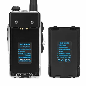 UV-B2 Plus 8W radio cb 4800mah PICIOR radio baofeng talkie portabil dual VHF/UHF baterie 128ch mobil walkie talkie LCD portabile