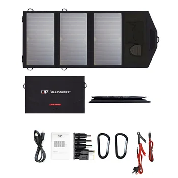 PUTERILE Panou Solar Încărcător Pliabil Portabil Solare Încărcător de Încărcare pentru Telefonul Tablete 12V Vehicul cu Acumulator 18V Laptop-uri Vorbitor.